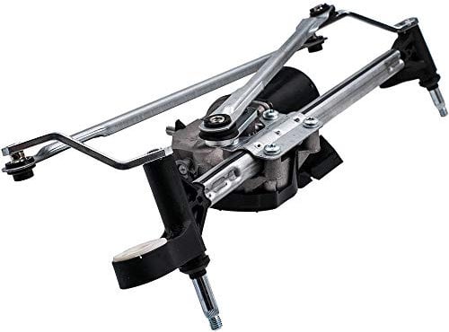 maXpeedingrods 12V Window Windscreen Wiper Motor Front + Linkage Kit 487720160 for Corsa Mk4 / E 2014-