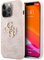 Guess GUHCP13L4GMGPI Hülle für iPhone 13 Pro / 13 6,1 rosa 4G Big Metal Logo Rot
