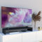 Henor Riser Halterung für TV aus FSC® Holz 110 x 35 x 15 cm Graphit. Unterstützt 60 kg.
