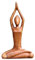 Povanjer Statuen Skulpturen, Statue Göttin Yoga Meditative Mädchen Figuren Yoga Abstrakt Modell Frau Statue Figur Ornamente Büro Haus, 4