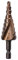 Spiralgerillter Stufenbohrer, M35 Schnellarbeitsstahl 4–20mm 4-32mm Sechskantschaft, metrisch, kobalthaltiger Spiral-Pagodenbohrer, Lochschneider für Holz, Metall, Edelstahl (4-20mm)