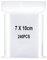 Resealable Clear Plastic Bags, Sealed Bag, Storage Bag, Press Seal Bags, Thickening and Durable, Apply to Electronic Components, 2.8x4(7x10cm) 240PCS