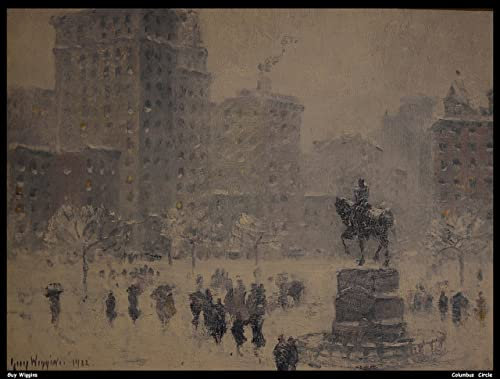 guy wiggins columbus circle jpb 16054136607 o 1 A0 Poster on Canvas - Filmkunstposter in verschiedenen Größen für Wohn- oder Schlafzimmerideen. Randlose Kultfilmbilder, klassische ikonische 70er, 80e
