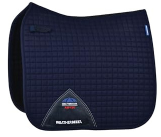 WeatherBeeta Prime Air-Tec Dressage Saddle Pad, Navy, Large