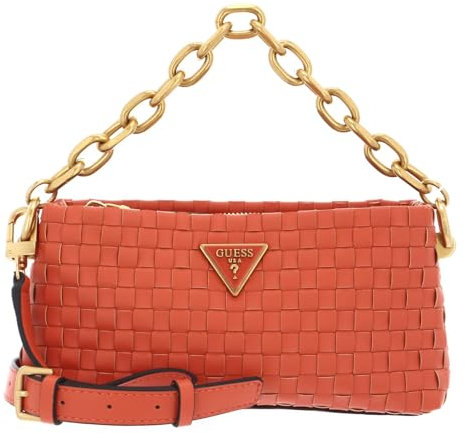 GUESS Lisbet Mini Crossbody Papaya