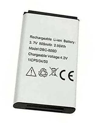 Ukkipower DBC-800D Replacement 3.7V 800mAh Battery For Do ro 6520 65xx Series 1ICP5/34/50 DBC-800D