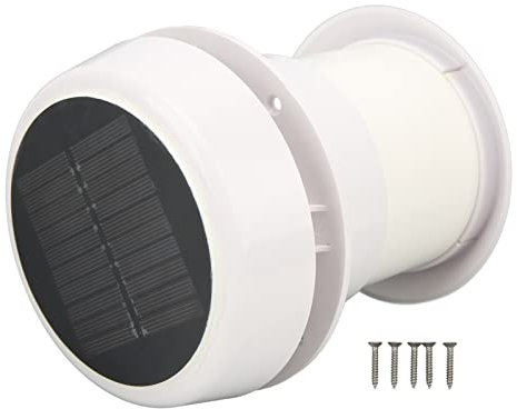 KIMISS RV-Dachentlüftung, DC12V RV-Dach-Abluftventilator, Geräuschlos, Solarbetrieben, für Wohnmobile, Wohnwagen, Schiffe, Yachten