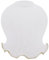TOVINANNA Glass Light Shade, Glass Lampshades for Ceiling Lights, Bell Shaped Replacement Shades for Chandelier, Ceiling Fan,Wall Sconces, Flower Petal Replacement Shades