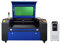 60W 700mmx500mm CO2 Laser Graviermaschine Lasergravurmaschine Laser Cutting Engraver Graveur Laser Engraving Maschine Gravurwerkzeug mit Industrieller Wasserkühler KH-6000
