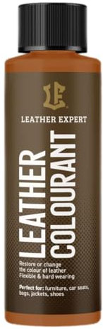 Sehr Deckend Wasser Lederfarbe Toffeebraun - 50 ml Leather Paint für Natur und ÖkoLeder - Leather Dye Ohne Alkohol für alle Lederaccessoires - Reißt oder Blättert Nicht ab