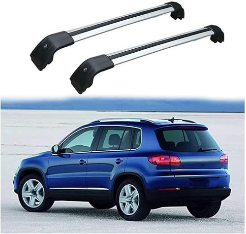 Auto Dachträger Dachreling, für VW Tiguan 2007 2008 2009 2010-2015 Dachgepäckträger aus Aluminium