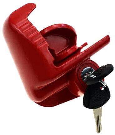 Whrcy Blocco del gancio di traino, Blocco del gancio di traino - Blocco gancio regolabile,Lucchetto per, per rimorchi, lucchetto antifurto per barche, automobili,