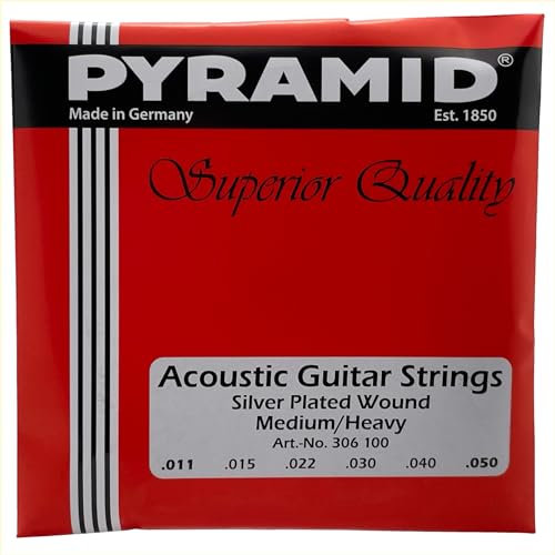 Pyramid Silver Plated Steel 011-050 | Akustik-Western-Gitarren-Saiten | 306 100