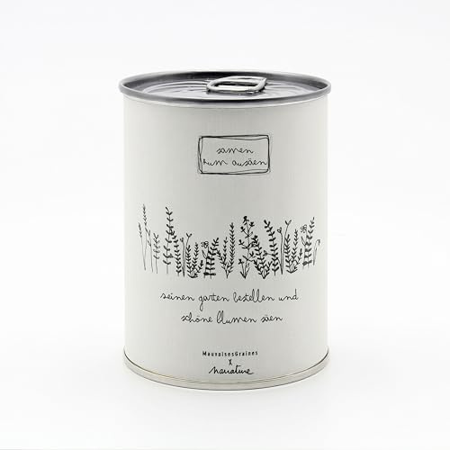 Geschenk-Anzuchtset mit personalisierter Nachricht - Geburtstagsgeschenk für Damen Herren, originelles Geschenk für Freunde Familie, für Feiern - Einfach zu verwenden - Blumen (Innenhof)