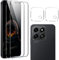 zZjoOoj 2 Pezzi Vetro Temperato per Honor X6B Con 2 Fotocamera Pellicola Protettiva,Durezza 9H,Anti-Graffio,Senza Bolle,Ultra HD Schermo Pellicola Compatibile con Honor X6B