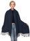 Pashmina Stola Damen für Abendkleid Kaschmirstola Kaschmir Schal Umhang Paschmina - Blau Marine