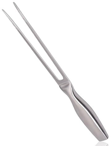 Stainless Steel Meat Fork, Heavy-Duty Carving Fork with Ergonomic Handle, Perfect for BBQ, Roasting, and Carving, Durable and Dishwasher Safe, Ideal Kitchen Utensil