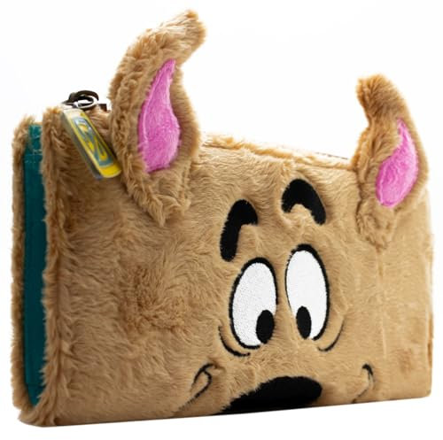 Ruh Roh Scooby Großer Däne DOO Geheimmaschine Mitglied Portemonnaie/Geldbeutel Clutch Münzfach & Kartenhalter, Braun