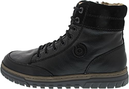 bugatti Hendrix Schnürstiefel Schwarz