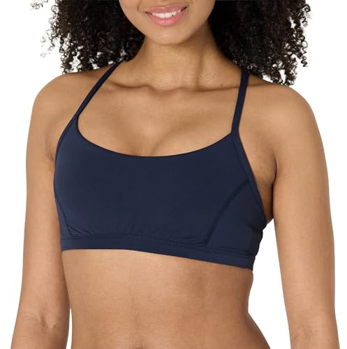 Amazon Essentials Damen Active FormFlex: Butterweicher Sport-BH mit Riemchenträgern, Leichtem Halt und Y-Rücken für Yoga