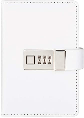 Diary Journal Creative Notebook Password Book With Lock Diary Installed Notepad Books School Traveler Diary Book(C)