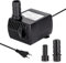 Mini pompa dell'acqua da 5 W, 400 l/h, ultra silenziosa, mini pompa per acquario, pompa ad immersione USB, piccola con cavo di alimentazione da 1,4 m, per giardini, acquari, stagni, fontane per