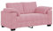 vidaXL Zweisitzer-Sofa Rosa 120 cm Samt, 2-Sitzer-Sofa, Couch, Wohnzimmer-Sitzmöbel, Sofa, gepolstertes Sofa, Wohnzimmersofa, 2-Sitzer-Couch, Samtsofa