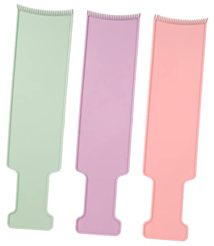 WRITWAA 3stücke Strähnchenbrettkamm Zum Färben Haarfärbewerkzeug Gebogener Kamm Für Strähnchenbrett Robust Und Wiederverwendbar Für Und Heimgebrauch
