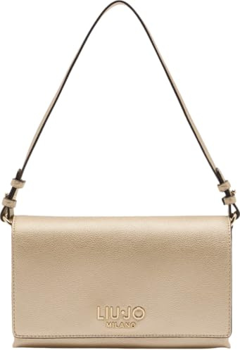 Liu Jo Schultertasche Umhängetasche Caliwen ECS Crossbody Bag East/West Light Gold goldfarben
