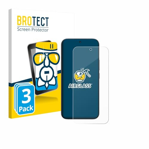 BROTECT Schutzglas für Xiaomi Redmi K90 Pro Max | 3 Stück Transparenter Displayschutz Made in Germany Schutzfolie Panzer Folie Glas 9H Anti-Fingerprint Einfache Montage Clear