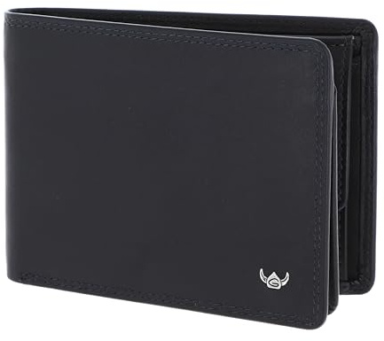 Golden Head Leder Geldbörse Polo RFID Protect Scheintasche 1154 Marineblau dunkelblau