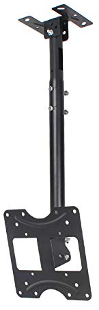 NURUGURE Soporte de Pared para TV Soporte de Techo para TV Compatible con Pantallas Planas LCD de 20 a 32 Pulgadas y televisores curvos Altura Ajustable