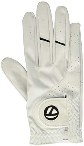 TaylorMade Stratus Tech Golfhandschuh für Herren, Weiß, Größe L