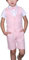 LOLANTA 4 pièces Costume Enfant Garcon Mariage Ete, Vetements Garcon Ceremonie, Short Gilet Chemise nœud Papillon, 8-9 Ans, Rose, Fabricant 140