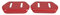 8TEN Skid Shoe Set Toro 522 622 724 824 38051 38053 38062 38063 38064 38072 Power Snowthrower Schneefräse 40-8160-01