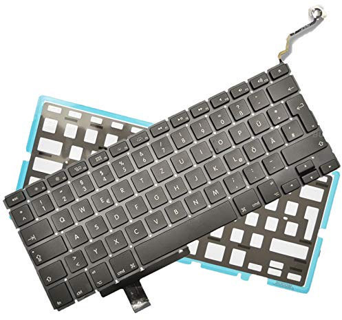Bucom Tastatur A1297 2009-2012 für Apple MacBook Pro 17 Keyboard deutsch DE mit Beleuchtung