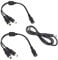 HUABLUE 2pcs/pack DC 1 Buchse zu 2 Stecker 5,5mmx2,1mm DC Splitter Kabel stromkabel verteiler CCTV Splitter LED Splitter Kabel Y Splitter für CCTV Kamera LED Streifen