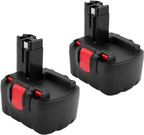 TOPBATT 2 pezzi 3.6Ah per Bosch 14.4V batterie Ni-MH BAT038 BAT040 BAT041 BAT140 BAT159 2607335533 2607335275 2607335685 PSR 14.4 13614 13614-2g 15614