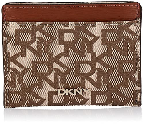 DKNY Damen R92zjc09 Bi-Faltgeldbörse, Chino/Caramel