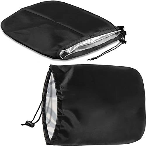 Shunfaji 1 Paar Auto Rückspiegel Schneeabdeckung Auto Außenspiegel Frostabdeckung, Oxford-Tuch Wasserdicht Spiegel Frostschutz Abdeckung Universal Seitenspiegelabdeckung für Auto (33 * 27cm)