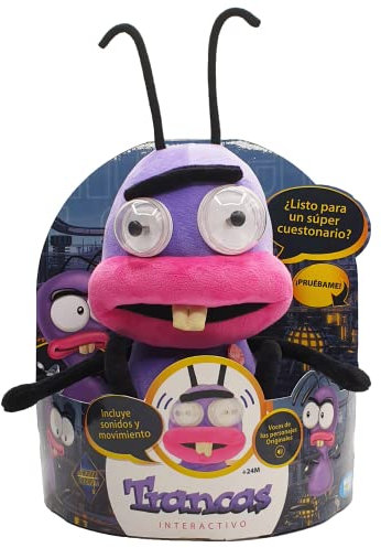 Wallatoys - Interaktives Plüschtier Trancas Der Ameisenhaufen - Sprechen Sie mit der Originalstimme des Programms, spielt Musik ab und vibriert - Kein Zusammenbau erforderlich - Ab 3 Jahren - 30 x 29