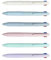 CIOUYAOS 6er Pack Mehrfarbiger Kugelschreiber, 4-in-1 Einziehbarer Mehrfarbiger Stift, Glatter 0,5-mm-Stift Multipack für Büro, Schulbedarf, Studenten, Kinder, Geschenk