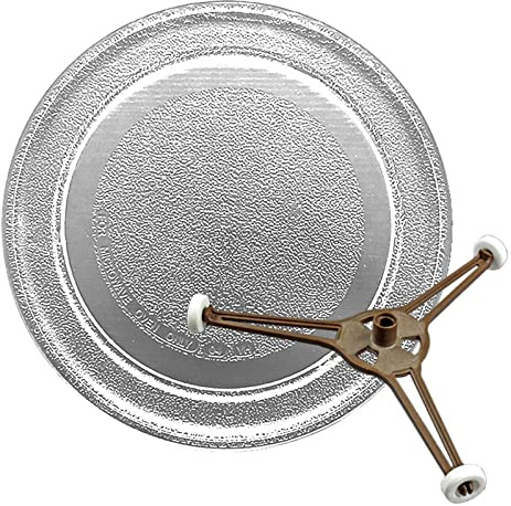 Plateau Tournant Universel En Verre Pour Micro-Ondes 24.5cm, 27cm, 31.5cm, Plateaux Tournants De Rechange, Anneau De Support Micro Ondes Anneau De Plateau Four À Micro-Ondes Fond Type Y