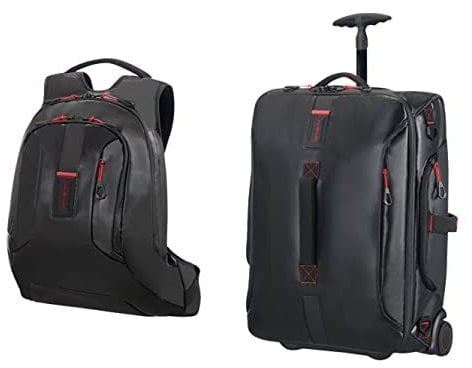 Samsonite Paradiver Light - 15.6 Pouces Sac à Dos pour Ordinateur Portable L, 45 cm, 19 L, Noir Paradiver Light Duffle avec Roulettes 55/20 Strictcabine