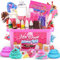 Adeokay Slime Cadeau Fille 6 7 8 9 9 10 11 12 Ans Anniversaire Slime Fluffy Jouet Slime Kits de Loisirs Créatifs Garçon 6-12 Ans Activites Manuelles pour Enfants