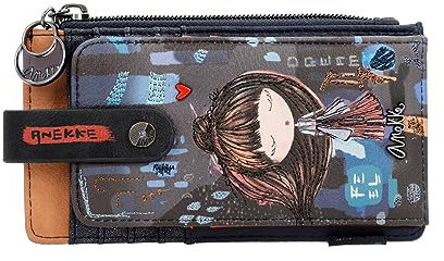 Anekke Damen Geldbörse Contemporary - Bunt, Cartoon, RFID geschützt, Kunstleder