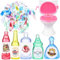 Gadpiparty 50 Stück Flaschenmodelle Mini-sachen Toiletten-kuchenaufsatz Minibar Bars Miniatur-weinflaschen Puppenhaus-toiletten Puppenhaustoilette Miniaturen 1:12 Mischen Ornamente Plastik