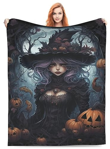Decke für Wohnzimmer Dekoration,The Nightmare Before Christmas Blanket,Hochwertige Warme Weiche Flanell Plüsch Auf Der Schlafsofa Decke,Schlafdecke (Color : 4, Size : 50x40inch)