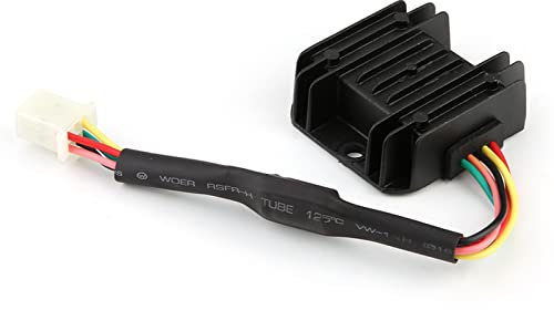 Motorrad-Gleichrichter, Neuer Regler-Gleichrichter Universal Powersports Lichtmaschinen-Gleichrichter Mit 5 Pins Für Motorrad-Motorrad-Quad-Scooter- Und Bootsmotoren