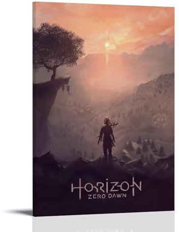 DEEBOW Horizon – Zero Dawn-art! Poster, dekoratives Gemälde, Leinwand-Wandposter und Kunstdruck, modernes Familienschlafzimmer-Dekor-Poster, 60 x 90 cm